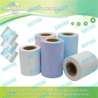Sanitariya salfetkasi uchun pe plyonkani o'rash